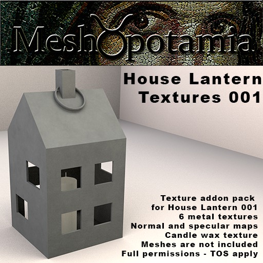 Meshopotamia House Lantern 001 Texture addon
