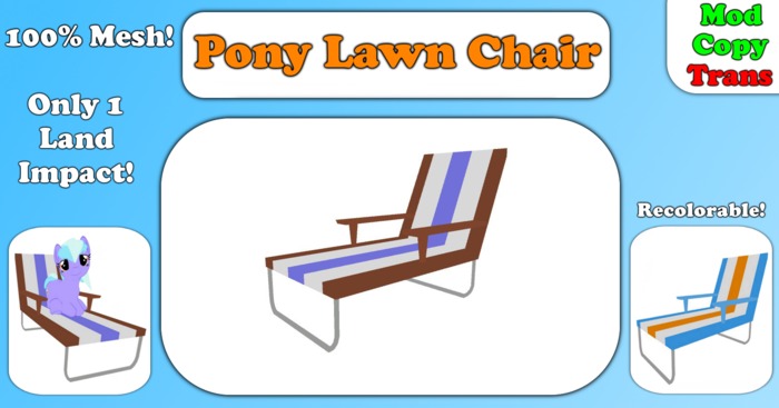 Pony Lawn Chair!