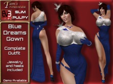 EVE Complete - Blue Dreams Gown