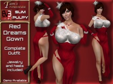 EVE Complete - Red Dreams Gown