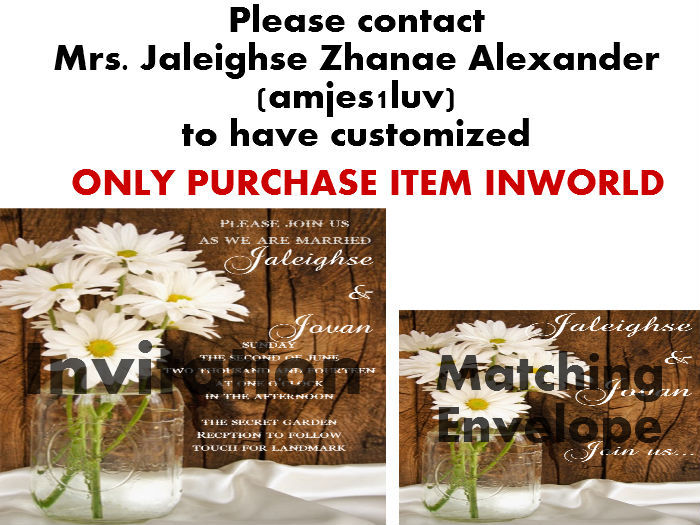 Sepia Lily Wedding Invitation & Envelope