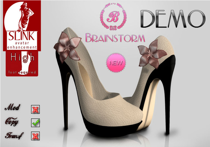 BRAINSTORM [DEMO] - MESH SHOE OF LEATHER STYLE 14