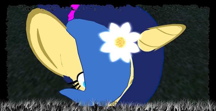 *invertmoon* flower white