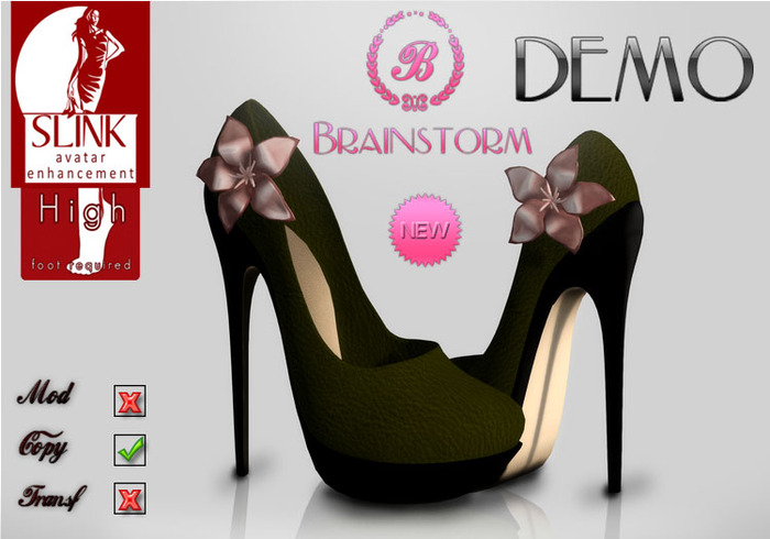 BRAINSTORM [DEMO] - MESH SHOE OF LEATHER STYLE 18