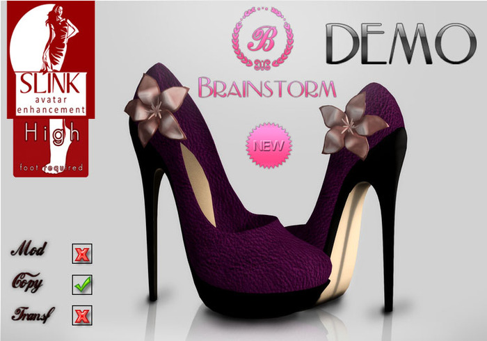 BRAINSTORM [DEMO] - MESH SHOE OF LEATHER STYLE 6