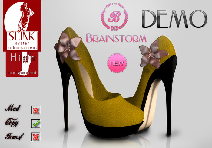 BRAINSTORM [DEMO] - MESH SHOE OF LEATHER STYLE 8