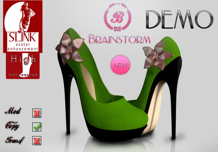 BRAINSTORM [DEMO] - MESH SHOE OF LEATHER STYLE 19