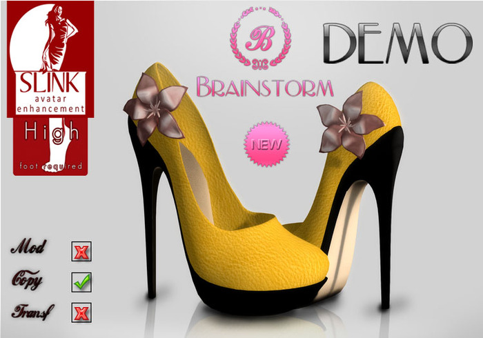 BRAINSTORM [DEMO] - MESH SHOE OF LEATHER STYLE 3