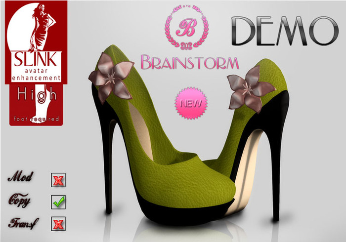 BRAINSTORM [DEMO] - MESH SHOE OF LEATHER STYLE 17