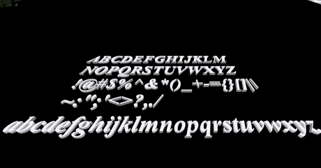 Second Life Marketplace - Troymart TNRBI Font (Times New Roman Bold