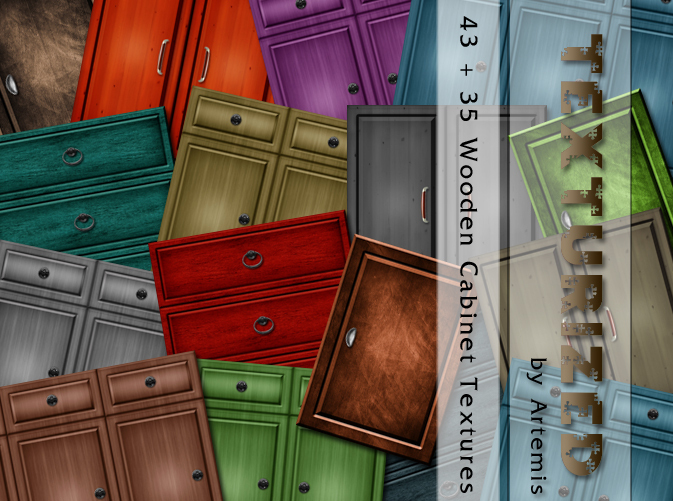 Texturized - Cabinet Textures Wooden pack 1