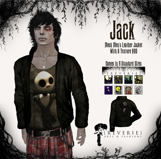 {REVERIE} Mesh Men's Leather Jacket - Jack