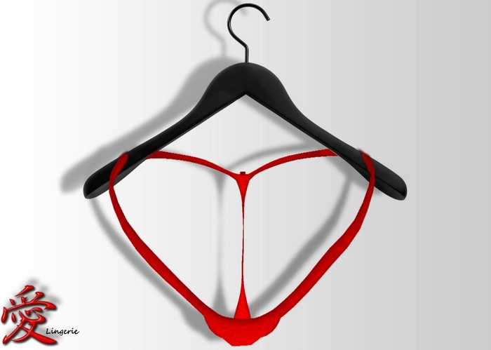 ^^Jeans Tanga Mesh Red^^