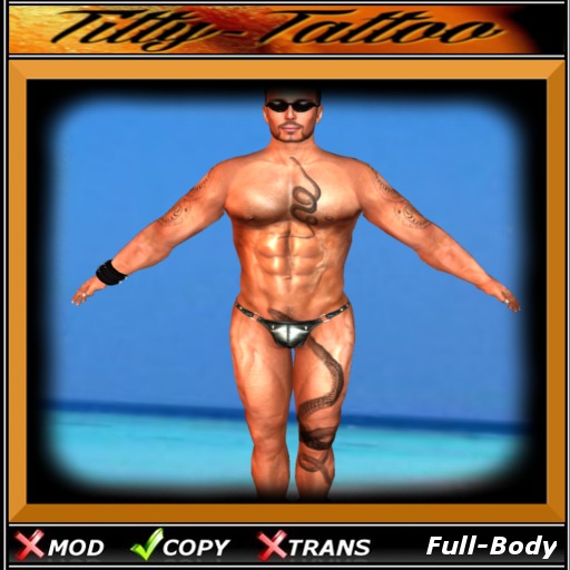 Titty-Tattoo (Snake - Ganzkoerper)