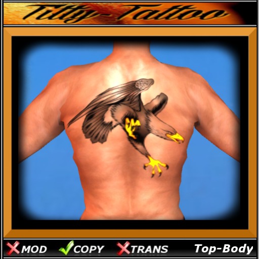 Titty-Tattoo (Adler - Ruecken)