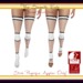 Banded fishnet socks inworld listing white v2 physique only