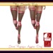 Banded fishnet socks inworld listing pink break physique only