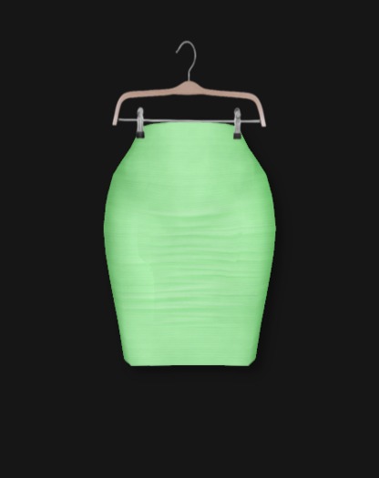 .R:R. The Blaire Bodycon Skirt - Lime