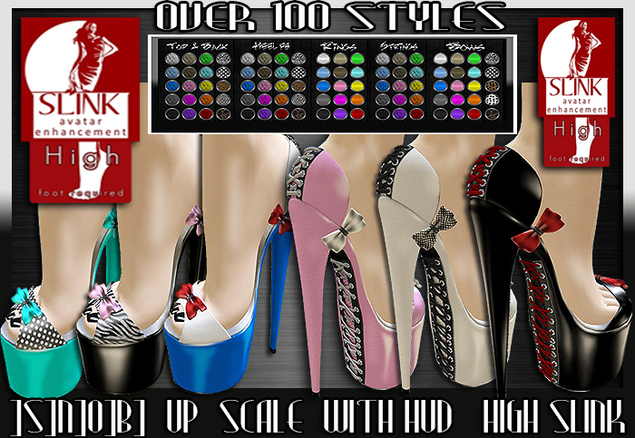 ]S]N]0]B] Up Scale Slink (HIGH) Heels  !With HUD!