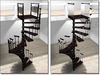 Walnut full stacks side by side
