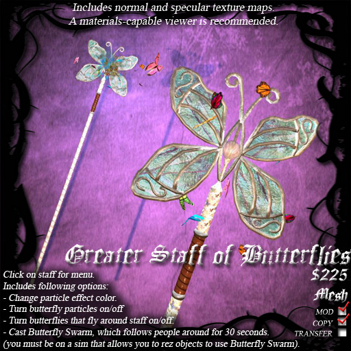 Greater Staff of Butterflies