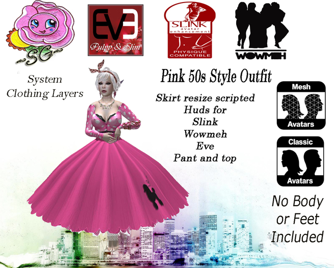 Pink Poodle 50s
