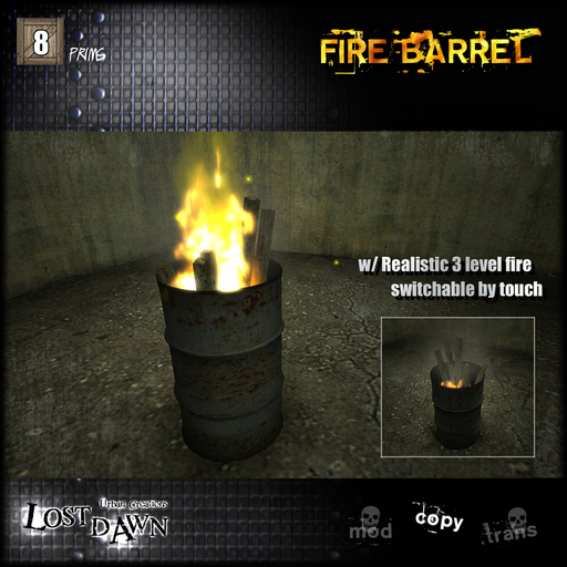 :LOST DAWN: Fire barrel