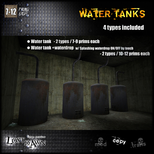 :LOST DAWN: Water tanks