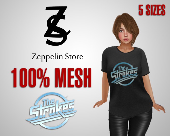 -[ZS]- Rock Shirt - 1 - Zeppelin Store - Woman