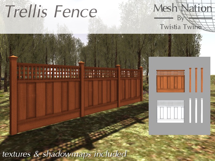 * Mesh Nation * FULL PERMISSIONS Trellis Fence