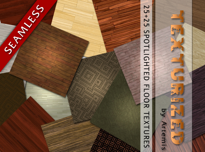 Texturized - Floor Textures Wooden Sprotlighted  pack2