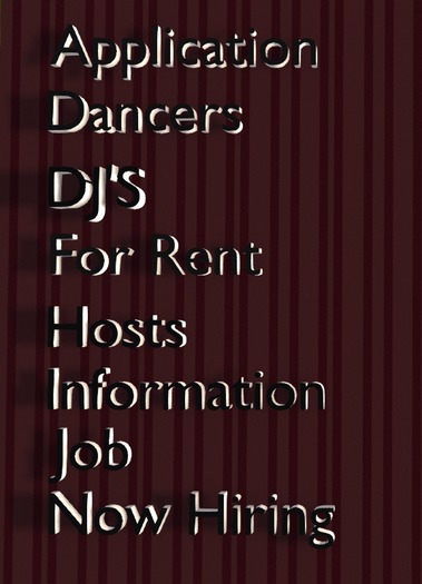 Mesh Signs & Scripts ~ Full Perm ~ 2 Texture Faces