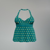 Aqua Dots Mesh Halter