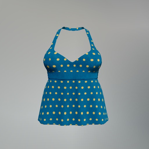 Sky Dots Mesh Halter box