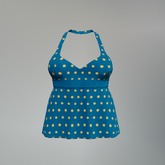 Sky Dots Mesh Halter