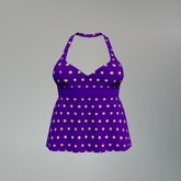 Violet Dots Mesh Halter box