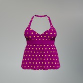 Pink Dots Mesh Halter