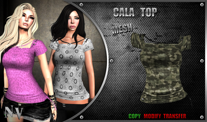 [NV] Cala Top-Camo-
