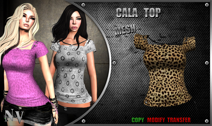 [NV] Cala Top-Leopard-