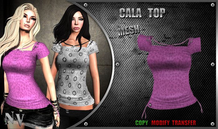 [NV] Cala Top-Pink-