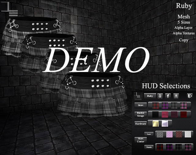 DE Designs - Ruby Skirt - DEMO