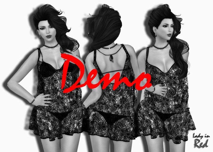 DEMO Lady in Red - Sima - MiniDress
