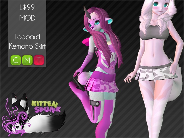 +KS+ Kemono Skirt Mods Leopard