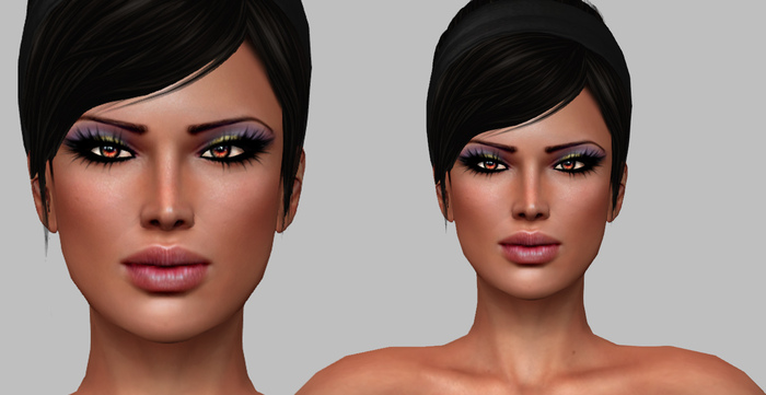 Make Eyes - Gold & Purple