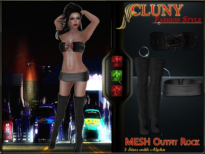 =C.F.S= Mesh outfit rock sexy