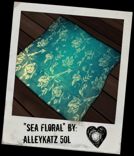 Sea Floral Rug by AlleyKatz - BOXED