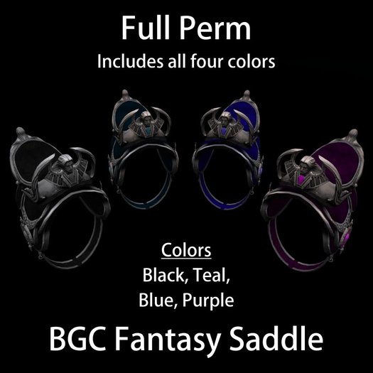 BGC Fantasy Saddle [Boxed]