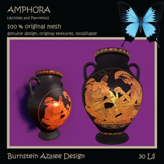 Amphora -- Achilles and Patroklos