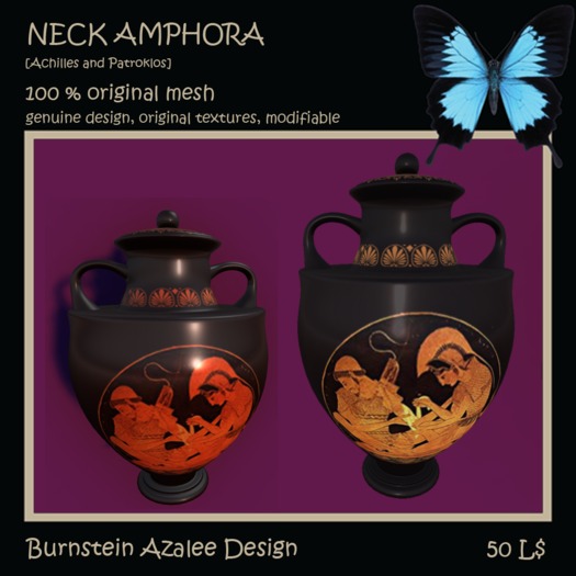 Neck Amphora -- Achilles and Patroklos