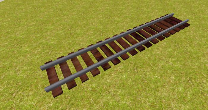 1 prim Railroad Train Track